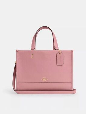 NWT Coach Dempsey Carryall Bag, True Pink/Gold